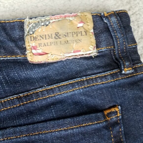 Ralph Lauren Denim & Supply Jeans Women's 28 Dark Blue Skinny Stretch Casual - Picture 10 of 11